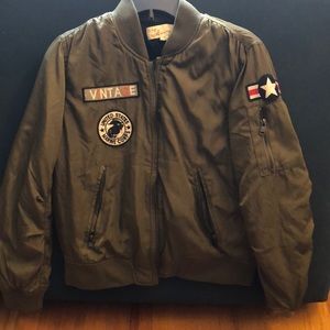 Vintage Havana Bomber coat